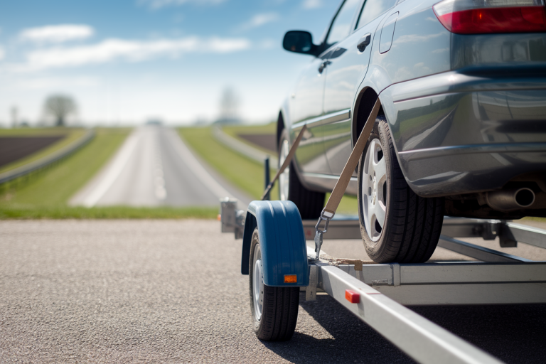 Remorque Dolly Voiture : Légalité en France et Options de Chariot de Remorquage