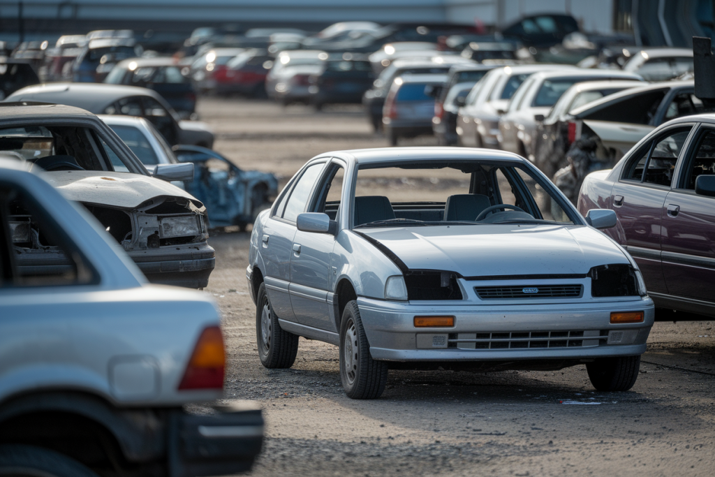 casse-voitures-voiture-endommagee