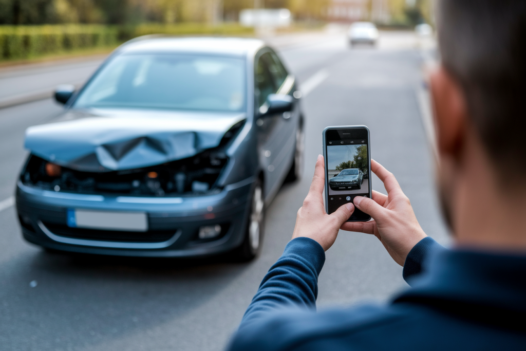 proprietaire-voiture-abimee-smartphone-rue-calme