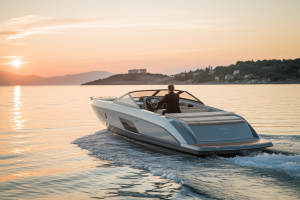 bateau-moteur-moderne-capitaine-coucher-soleil