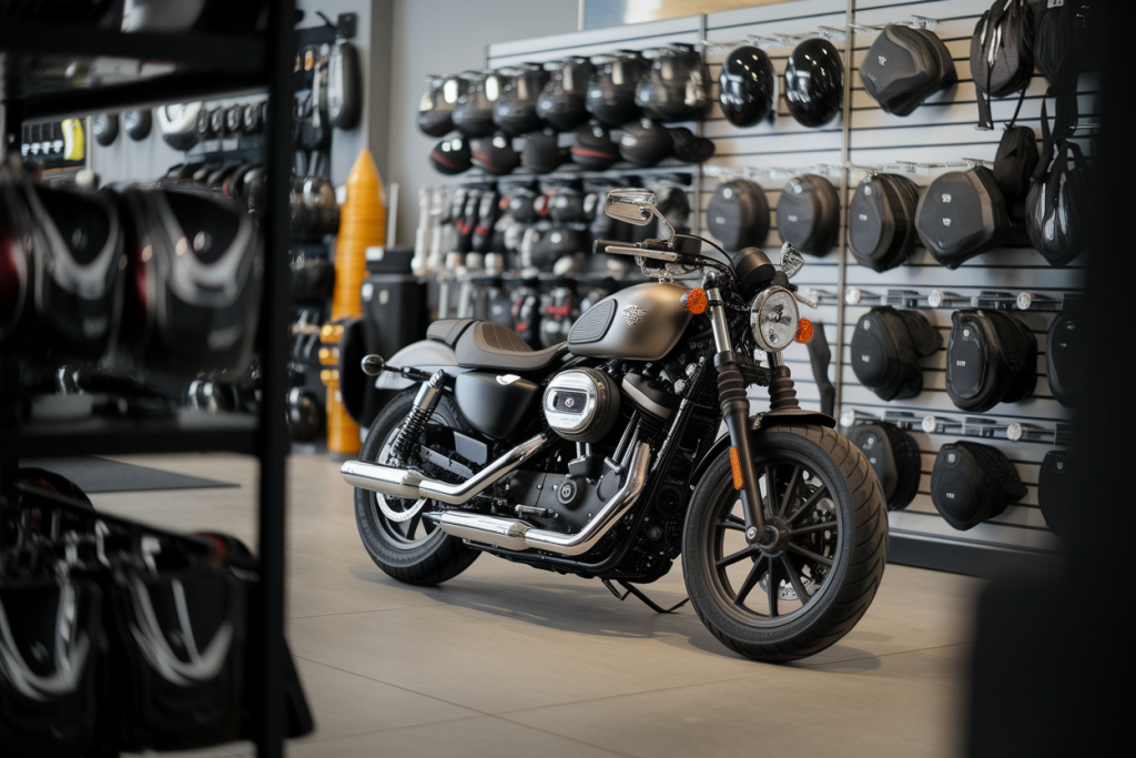 moto-showroom-accessoires-eclairage
