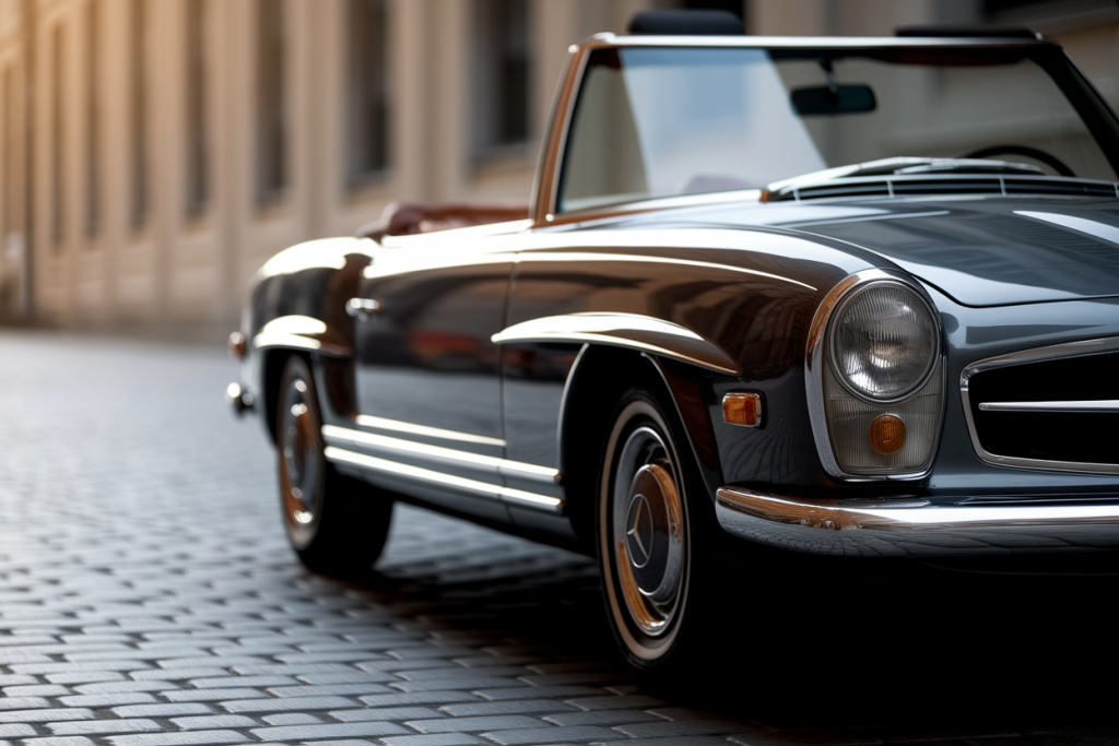 mercedes-vintage-rue-paves-europeenne