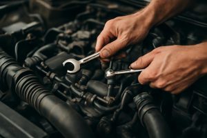 mains-mecanicien-moteur-outils