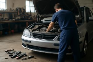 voiture-garage-mecanicien-moteur-outils