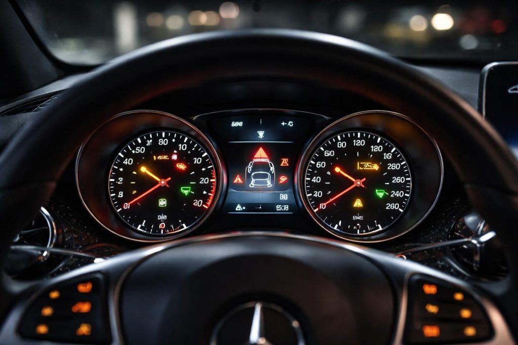 tableau-bord-mercedes-voyants-lumineux