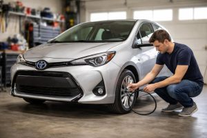 garage-toyota-yaris-pression-pneus