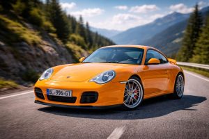 porsche-996-route-montagne-ensoleillee